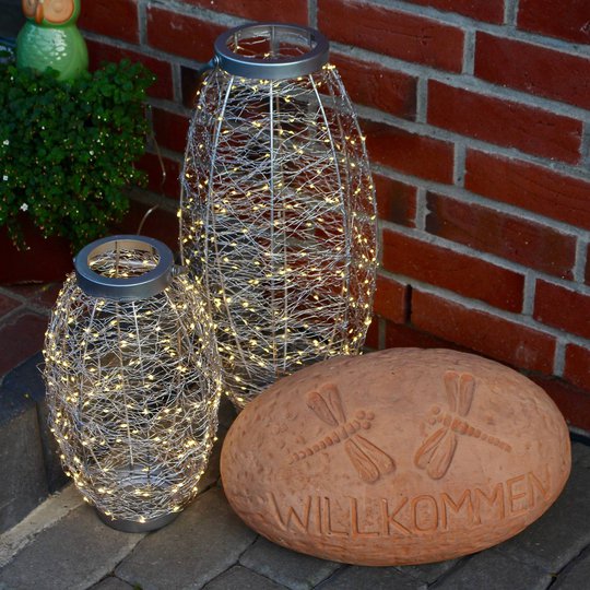 LED-3D-design-lyhty, hopea, korkeus 40 cm
