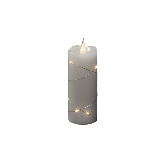 LED-vahakynttilä, valoväri lämmin valkoinen 12,7cm