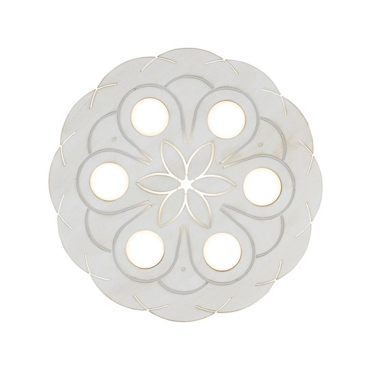 Kattovalaisin 3531/6PL, savana white, 6-lamppuinen