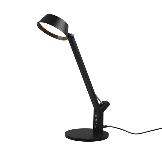 LED-pöytälamppu Ava himmennystoiminnolla, musta