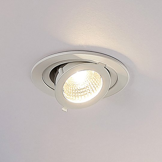ELC Kronos LED-alasvalo, säädettävä Ø 9,8 cm