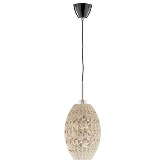 Riippuvalo Fraktal Olive, biomateriaali, linen