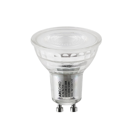 LED-heljastinlamppu GU10 3,5 W 3 000 K 36° lasi