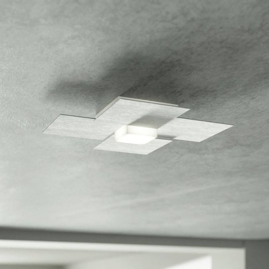 GROSSMANN Creo LED-kattovalaisin, harjattu alu