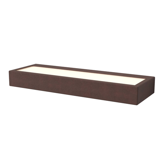 Viva-LED-seinävalaisin, corten, 50 cm