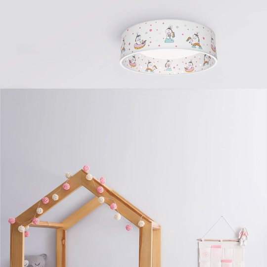 LED-kattovalaisin Babsy Starlight, yksisarvinen