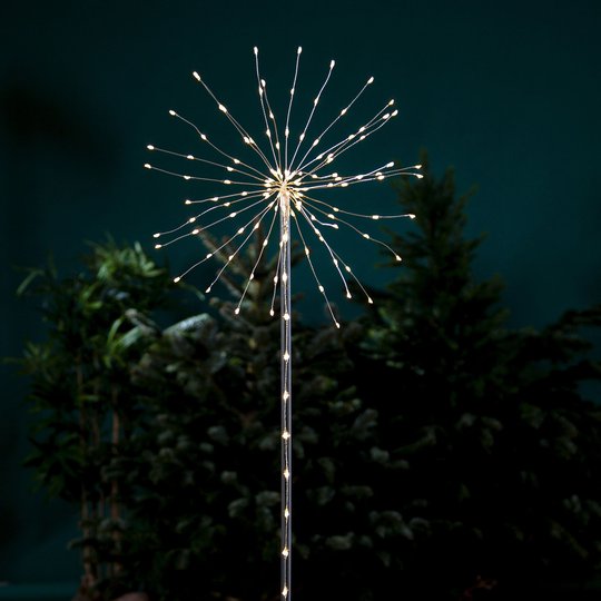 Firework Outdoor -LED-koristevalo lämmin valkoinen