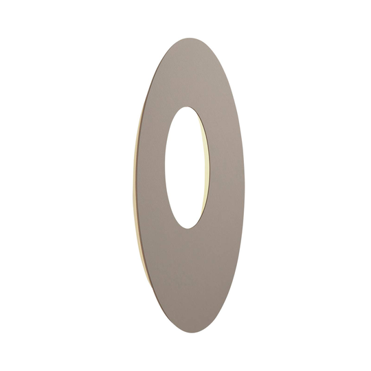 Escale Blade Open-LED-seinävalaisin taupe Ø 59 cm