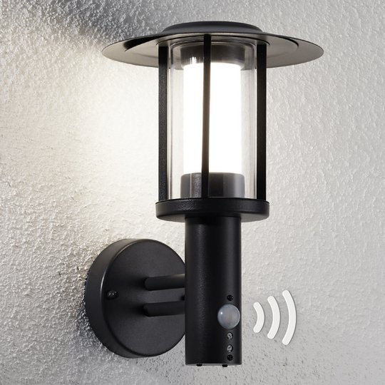 LED-ulkoseinävalaisin Gregory, liikkeentunnistin