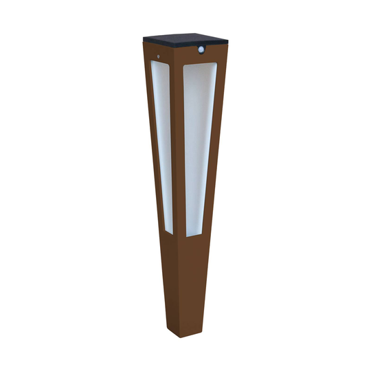 LED-aurinkolyhty Tinka, sensori, 62 cm, corten