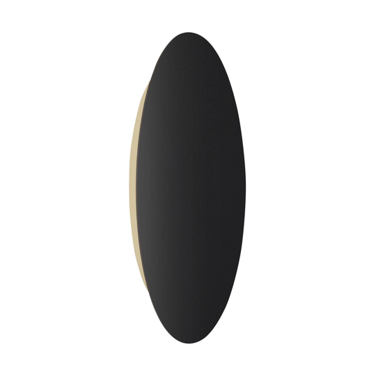 Escale Blade -LED-seinävalo mattamusta Ø 95 cm