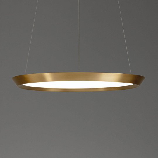 Grok Saturn -LED-riippuvalaisin, messinki, Ø 60 cm