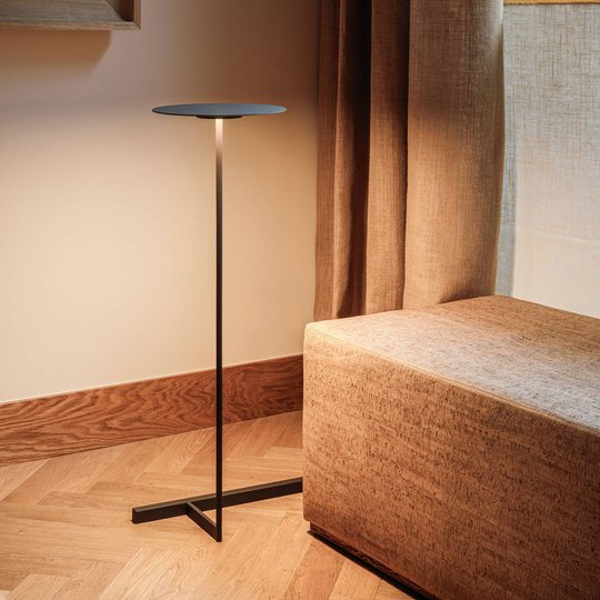 Vibia Flat -LED-lattiavalo 96 cm harmaa L1