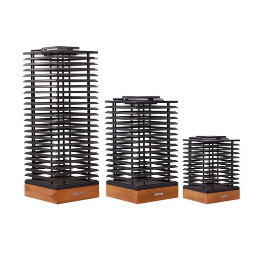 Aurinkokäyttöinen LED-lyhty Tekura, korkeus 66 cm