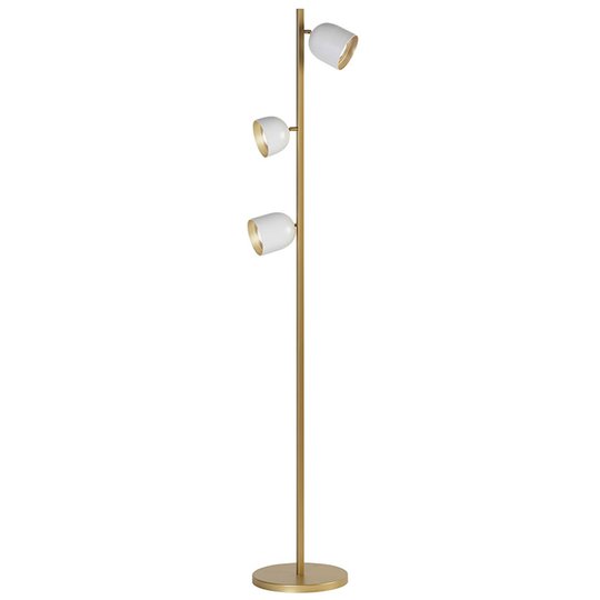 LED-lattiavalo Dome valkoinen