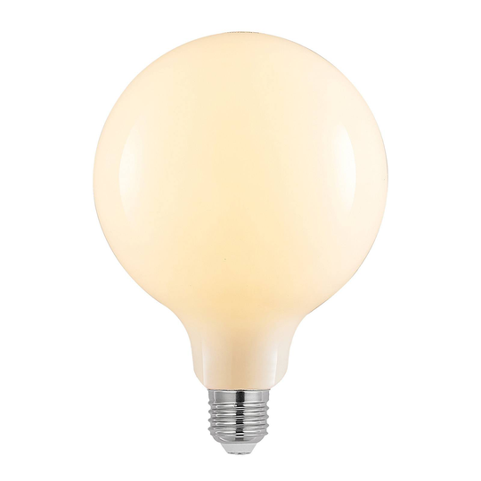 LED-lamppu E27 8W 2700K G125 globe opaali