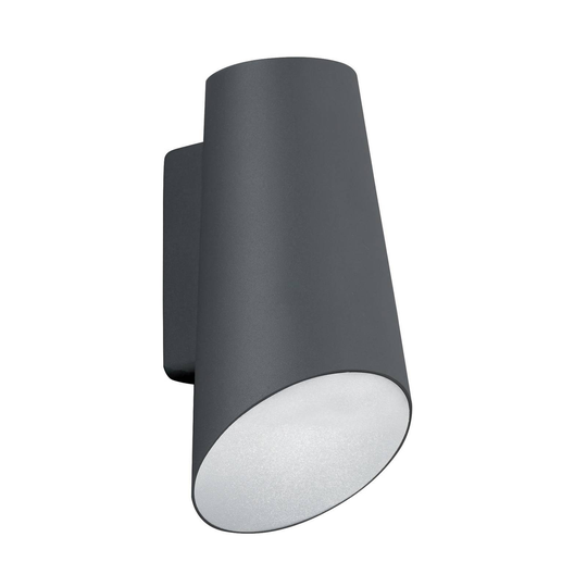 LED-ulkoseinävalaisin Vista, tummanharmaa