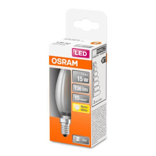 OSRAM Classic B -LED-lamppu E14 1,5W 2 700 K matta