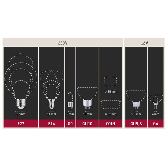 Paulmann -LED-heljastin GU10 QPAR111 4W 2700K