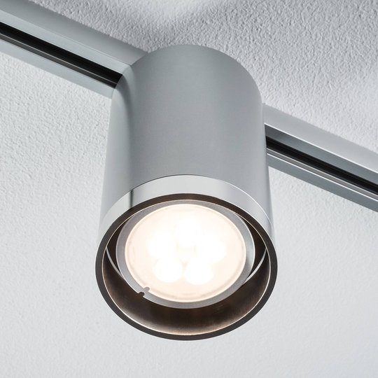 Paulmann URail Tube -LED-kohdevalo, kromi 6,5 W