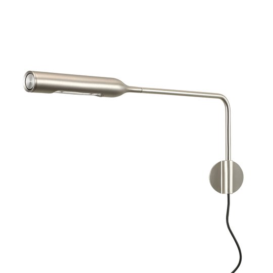 Lumina Flo -LED-seinävalaisin 3 000 K nikkeli
