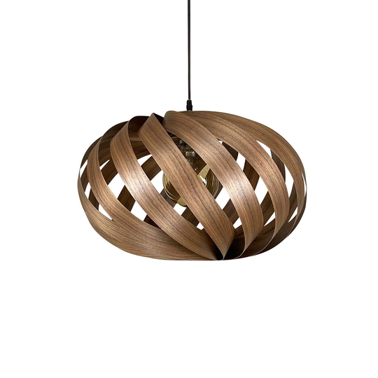Gofurnit Serentia -riippuvalo, pähkinäpuu, Ø 55 cm