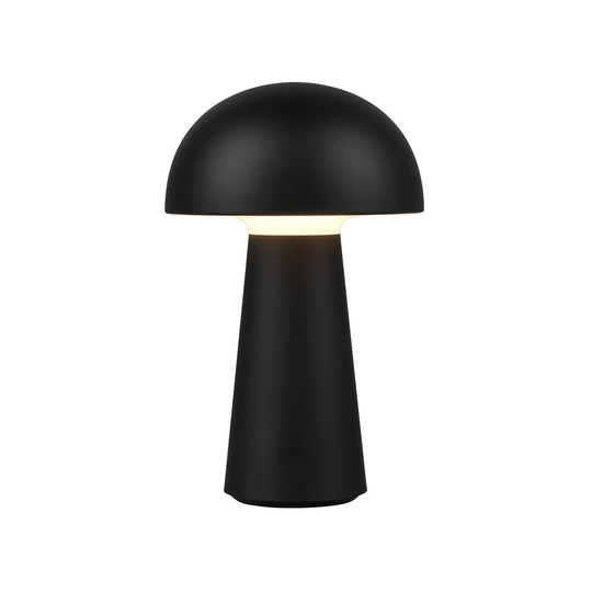 LED-pöytälamppu Lennon, akku, musta