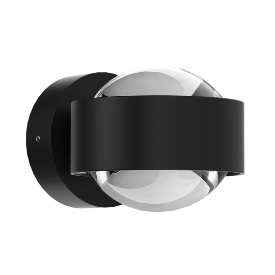 Puk Mini Wall LED 2x8 W linssi kirkas mattamusta