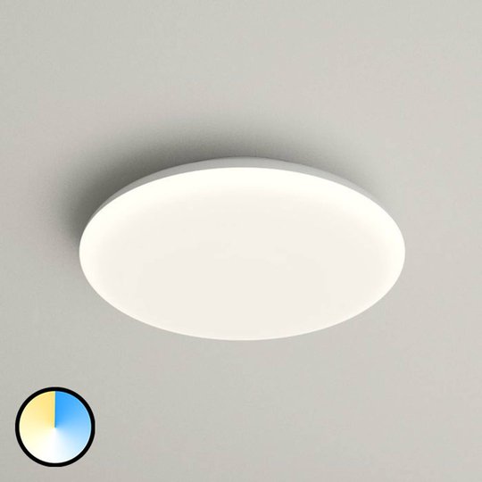 LED-kattovalo Azra, valkoinen, pyöreä IP54 Ø 25 cm