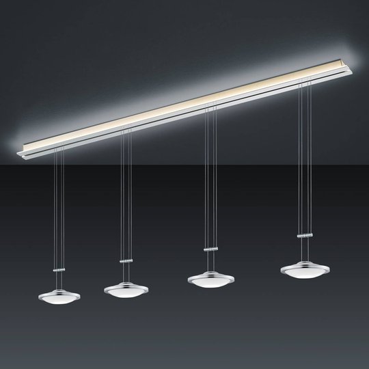 BANKAMP Strada Saturno riippuvalo 4-lamp., 185 cm