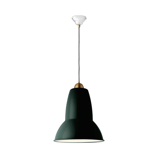 Anglepoise Original 1227Giant Brass -valo vihreä