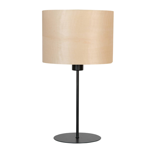 Envolight Veneer -pöytälamppu, leppä Ø 25 cm