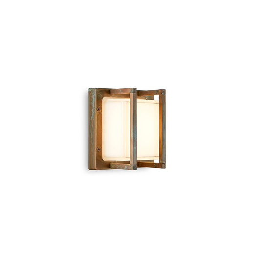 LED-ulkovalaisin Ice Cubic 3406, antiikkimessinki
