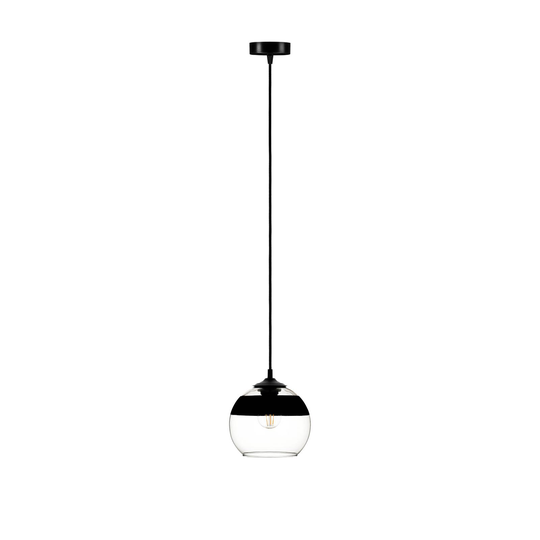 Monochrome Flash -riippuvalo kirkas/musta Ø 20 cm