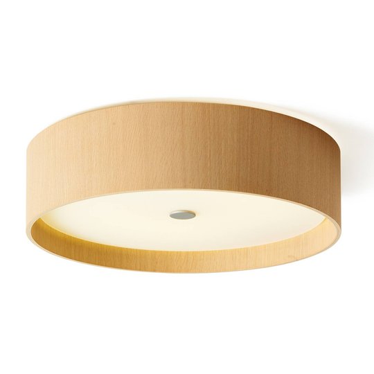 Puinen Lara wood -kattovalaisin, LED, 43 cm