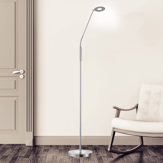 Dent-LED-lattiavalo, CCT, 1-lamp., nikkeli