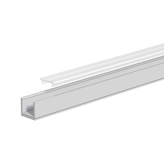 EVN APFLAT6 -alumiiniprofiili, 200 cm, U-profiili