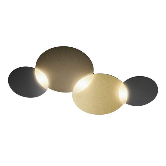 GROSSMANN Circ-LED-kattolamppu pronssi/messinki 3x