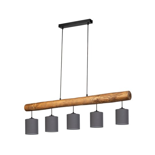 Riippuvalo Furesta antrasiitti valkoinen, 5-lamp.