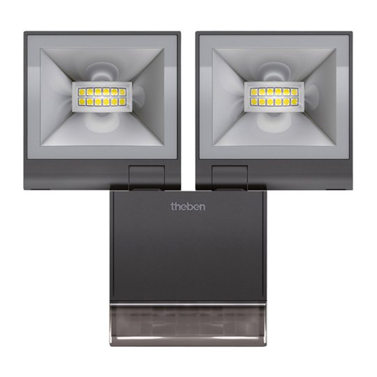 Theben theLeda S20 2-lamp. tunnistin 3000K musta
