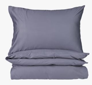 Eden stonewashed pussilakanasetti satiinipuuvillaa sumuinen sininen