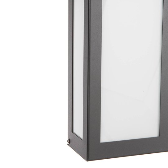 Tunnistin-LED-ulkoseinävalo Aqua Rain, antrasiitti