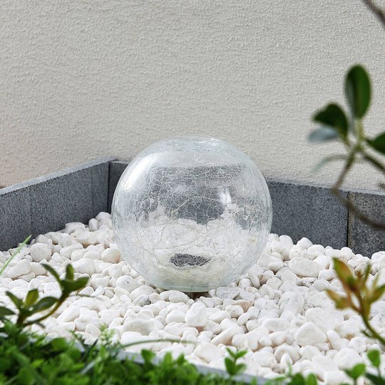 Lindby Feodoria -LED-aurinkomaapiikkivalo, Ø 15 cm
