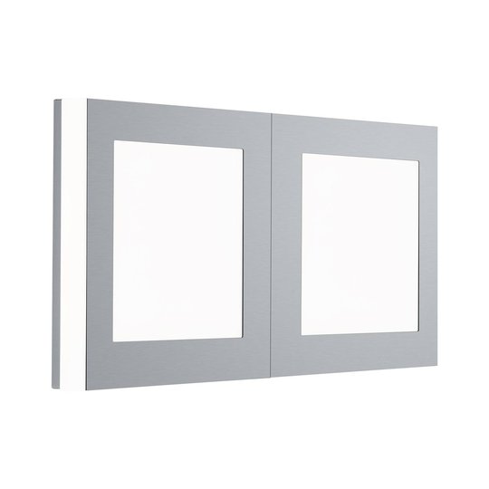 B-Leuchten Quadro LED-kattovalaisin 42x22cm