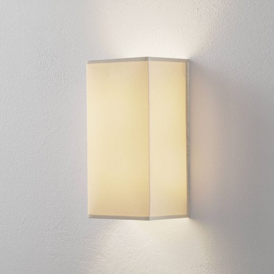 Lucande Patrik -seinävalo kulmikas 30 cm kerma