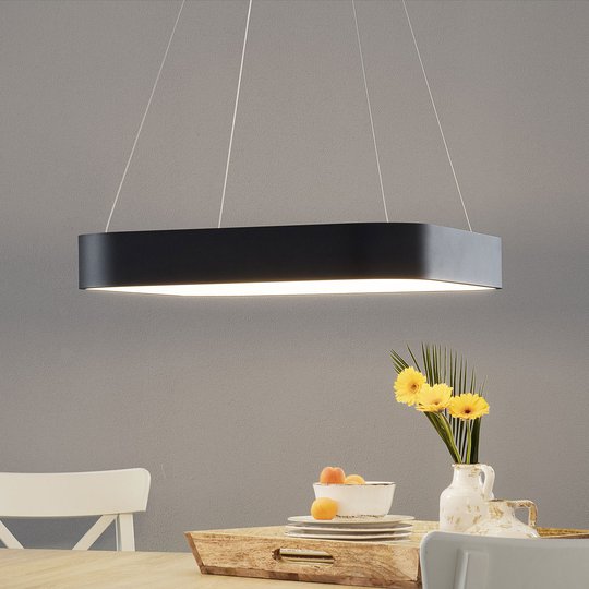 LED-riippuvalaisin Grand 60x60cm, musta