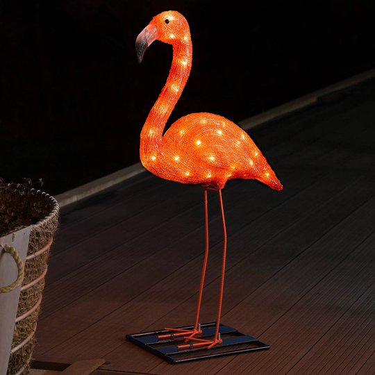 LED-koristevalaisin Flamingo 65 cm