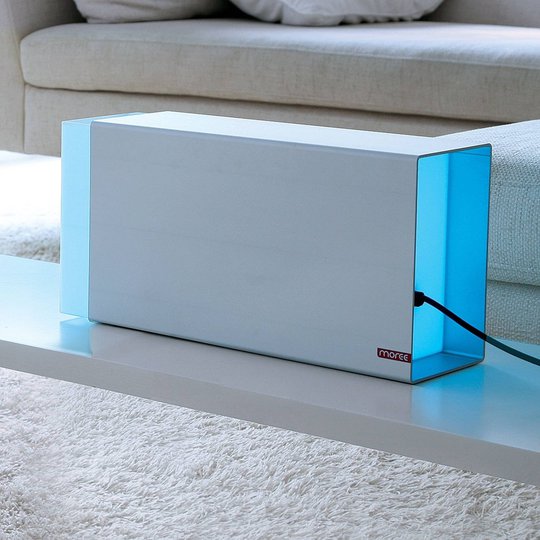 Pöytävalaisin ERASER 380 silver LED