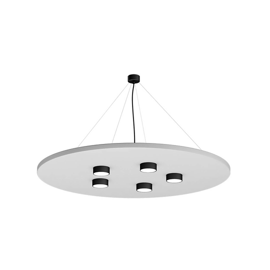LEDWORKS Sono-LED Round Five 930 valkoinen/musta