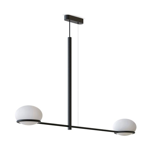 LEDS-C4 Coco Double -riippuvalo musta/valkoinen